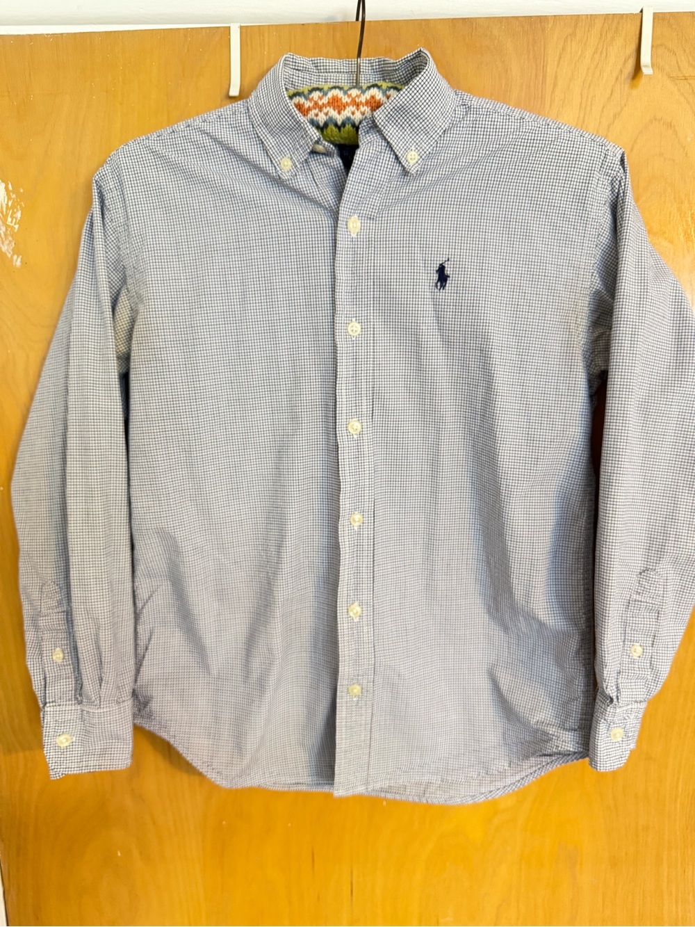 Kids Polo by Ralph Lauren Blue Check Button-Down Shirt